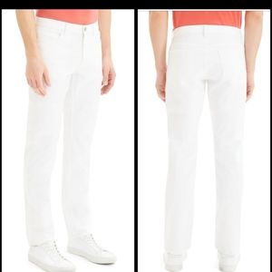 NWT THEORY Haydin Straight slim Fit White           Pants Size 30 Men's